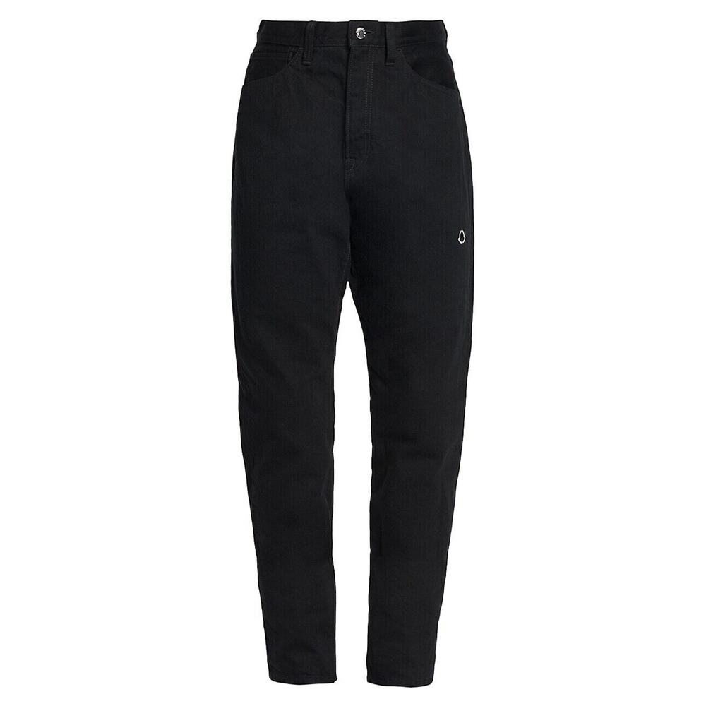 Moncler X FRGMT Jeans Men 48/ US 32 Black Denim Zip-Fly Straight Leg NWT $750